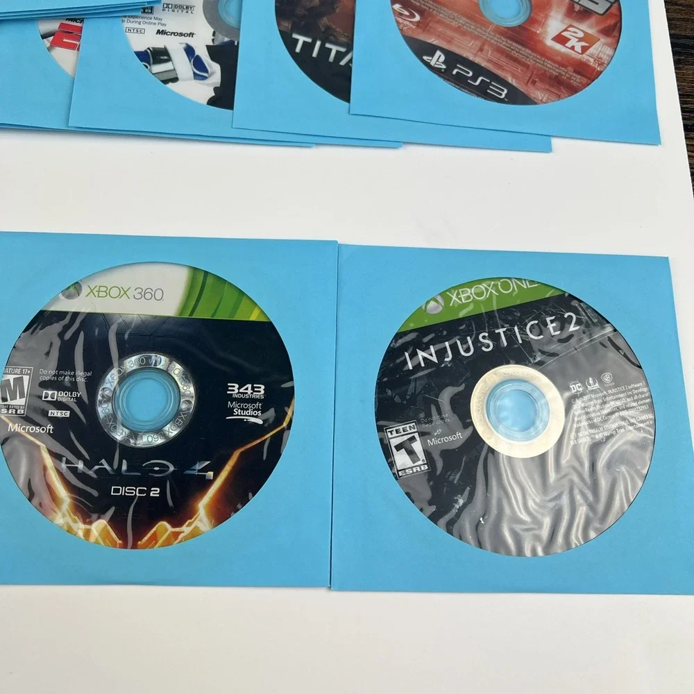 Multi Platform Loose Discs Video Game - Lot Of 50 - AS IS Untested Scratches #2